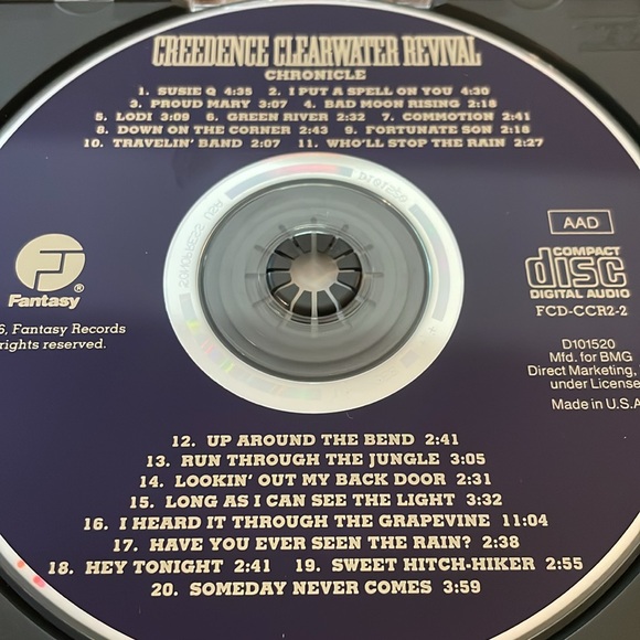 Creedence Clearwater Revival - The Twenty Greatest Hits; CD - Picture 3 of 5